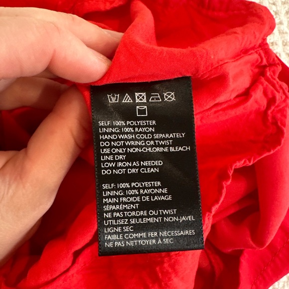 Tie front red mini dress - urban outfitters - Picture 3 of 3